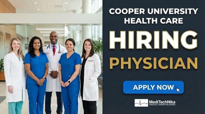 Physician Job Opportunity at Cooper University Health Care. Apply Now!