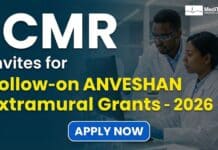 ICMR Extramural Grant 2026: Advancing Research Through Follow-On Funding ICMR Extramural Grant 2026: Advancing Research Through Follow-On Funding. Apply Now!