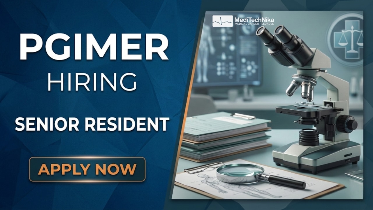 PGIMER Recruitment 2026 - Walk-In Interview for MD Candidates in Forensic Medicine PGIMER Recruitment 2026 - Walk-In Interview for MD Candidates in Forensic Medicine