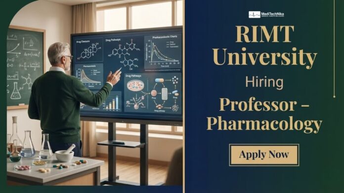 Medical Job at RIMT University - Apply Now