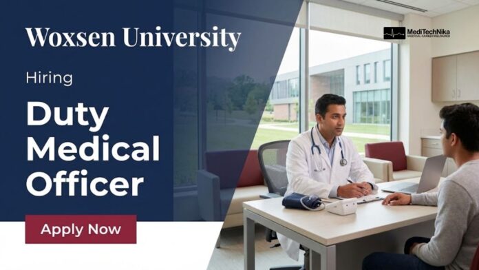 Medical Officer Job at Woxsen University - Apply Now
