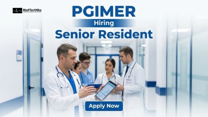 PGIMER Careers: Apply Now for Senior Resident Position