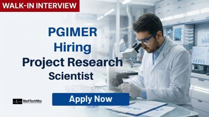PGIMER Careers: Apply Now for the Project Research Scientist Role