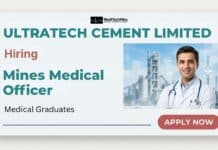 Occupational Health Medical Officer Job at UltraTech Cement – Pali, Rajasthan Medical Officer Job at UltraTech Cement Limited - Apply Now