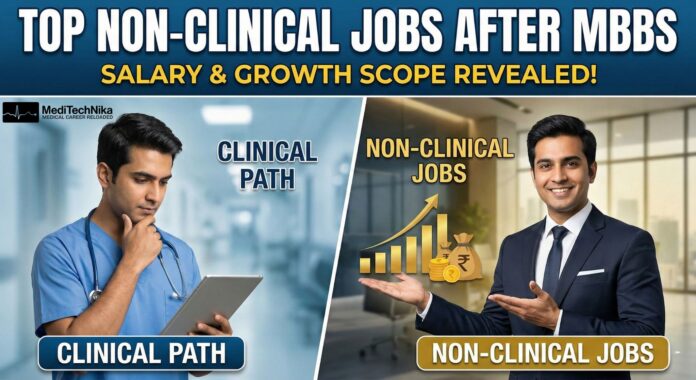 Top Non-Clinical Jobs After MBBS with Salary and Growth Scope