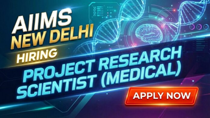 Medical Job at AIIMS New Delhi | Apply for ICMR Funded Project