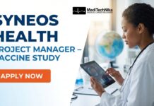 Medicine Graduates – Lead Vaccine Study Role in Australia | Project Manager Job at Syneos Health Project Manager Job at Syneos Health | Medicine Graduates Apply