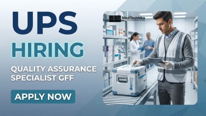 Healthcare Job at UPS | Quality Assurance Specialist Role in Mumbai