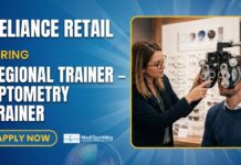 Optometry Job Opportunity at Reliance Retail | Regional Trainer Role in Mumbai Optometry Job at Reliance Retail | Regional Trainer Role in Mumbai