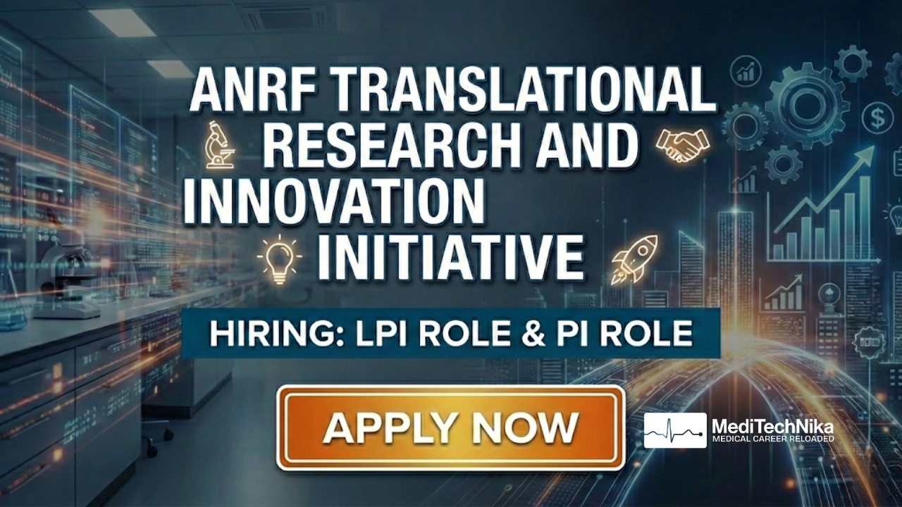 LPI Role & PI Role in ANRF Translational Research and Innovation Initiative LPI Role & PI Role in ANRF Translational Research and Innovation Initiative
