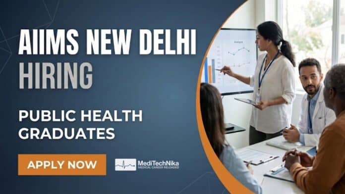 Public Health Job at AIIMS New Delhi | ICMR Project Recruitment