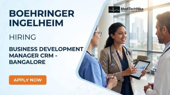 MBBS Job at Boehringer Ingelheim in Bangalore