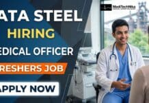 Freshers Medical Officer Job at Tata Steel Jobs for MBBS Doctors | Apply Now Freshers Medical Officer Job at Tata Steel | MBBS Doctors Apply Now