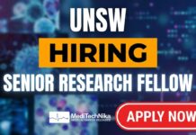 Research Fellow Job at UNSW | Senior Research Opportunity in Sydney Research Fellow Job at UNSW in Sydney