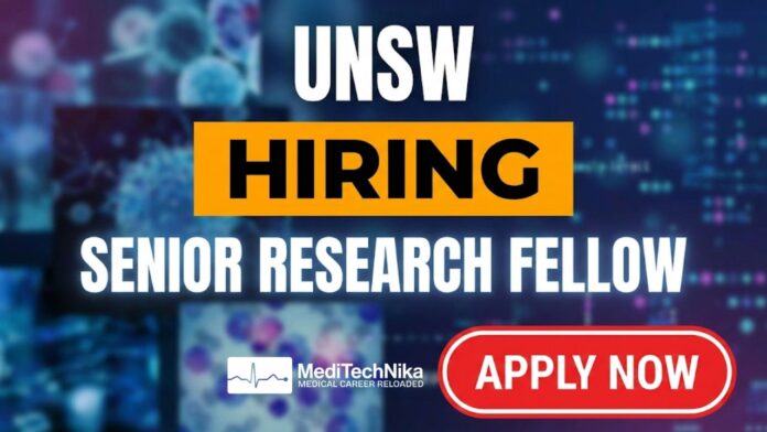 Research Fellow Job at UNSW in Sydney
