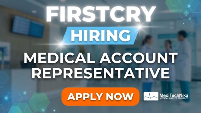 Medical Representative Job in Vijayawada at FirstCry | Healthcare Graduates Apply