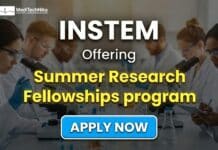 SuRF Internship at inStem for Summer Research Fellow Role – 2026 | MBBS Students Apply Apply for the SuRF internship at inStem and gain hands-on research experience through a paid research fellowship in Bangalore.