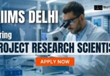 AIIMS Delhi Scientist Job Opportunity in ICMR Clinical Research Project | Apply Now Apply for the scientist job at AIIMS Delhi under ICMR funding. Explore eligibility and application details for this AIIMS recruitment.