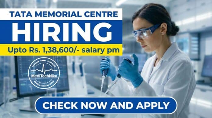 Oncology jobs at Tata Memorial Centre Punjab for Senior Resident and One-Year Fellow roles. Apply for doctor jobs in Punjab under TMC careers.