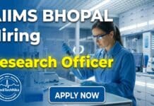 Officer Job Opportunity at AIIMS Bhopal: Apply Now for a Research Officer Role Officer job at AIIMS Bhopal for Research Officer post under NACO project. Apply now for AIIMS recruitment in Bhopal.