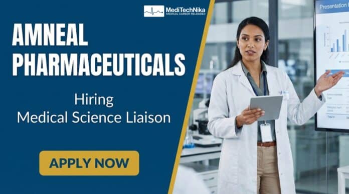 Apply for Medical Science Liaison job at Amneal Pharmaceuticals, Bangalore. Explore MBBS jobs, BDS jobs, and medical affairs careers in Neuroscience.