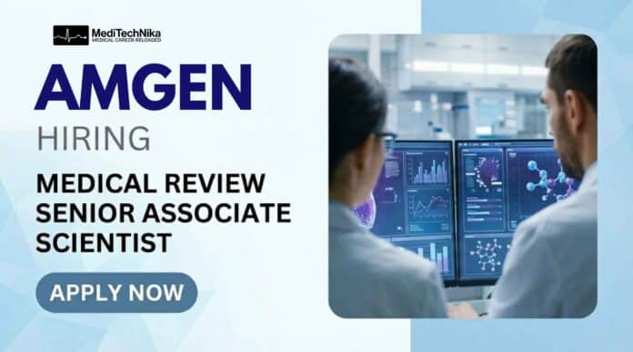 Apply for a Scientist Job at Amgen in Hyderabad. Medical Review Senior Associate Scientist role for MD professionals in Global Patient Safety. Explore Amgen careers today.