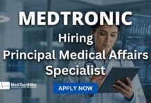 Medical Affairs Job at Medtronic – Principal Medical Affairs Specialist Opportunity Explore a medical affairs job at Medtronic for Principal Medical Affairs Specialist in Mumbai and Gurgaon. Apply now for top Medtronic careers for MBBS and BDS professionals.