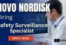 Medical Job at Novo Nordisk – Apply for a Safety Surveillance Specialist Role in Bangalore Medical job at Novo Nordisk for Safety Surveillance Specialist in Bangalore. Apply now for MBBS jobs and medical jobs in Bangalore in pharmacovigilance.