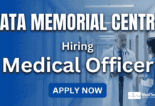 Medical Officer Job with a salary of ₹1,04,000/month at TATA Memorial Centre: Walk-In Interview 2026 Medical Officer Job at Tata Memorial Centre. Walk-in interview on 25 Feb 2026. MBBS jobs & MD jobs available. Salary ₹1,04,000/month. Apply now.