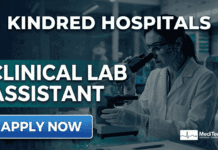Lab Assistant Job at Kindred Hospitals – Clinical Lab Assistant Hiring in California Apply for a lab assistant job at Kindred Hospitals in California. Clinical Lab Assistant role with competitive pay, benefits, and growth opportunities in hospital laboratory settings.