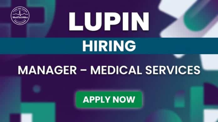 Lupin Careers: Apply Now for a Manager Position
