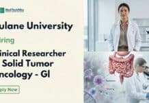 Tulane University Hiring For Clinician Researcher Role, MD Apply Online Clinical Research Job at Tulane University: Apply Now