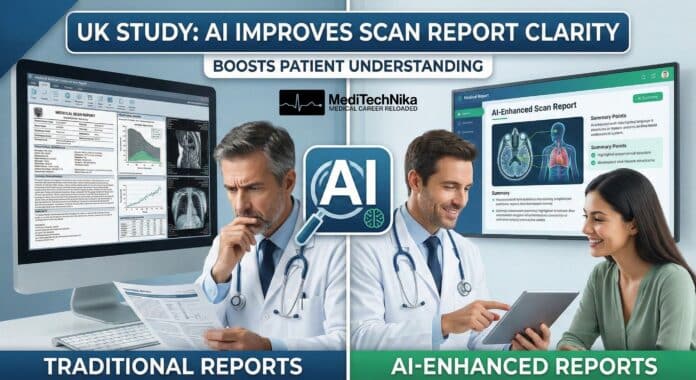 AI Tools help simplify complex medical scan reports, making them easier for patients to understand while maintaining clinical accuracy.
