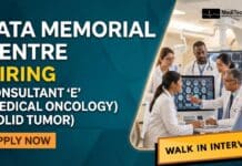 Oncology Job at Tata Memorial Centre | Earn Rs 1,40,000/- per month – Attend The Walk In Interview Oncology Job at Tata Memorial Centre | Attend the Walk In Interview