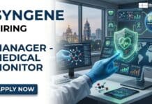 MBBS & MD Apply for Manager Medical Monitor Role at Syngene Medical Job - Manager Medical Monitor Role at Syngene in Bangalore