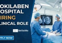 Freshers Clinical Job Opportunity at Kokilaben Hospital for General / Vascular Surgery Doctors | Apply Now Freshers Clinical Job at Kokilaben Hospital for Doctors | Apply Now