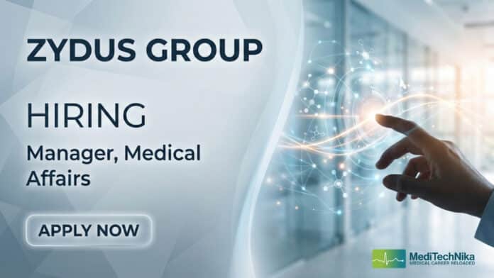 Medical Affairs Job at Zydus Group | Freshers Apply