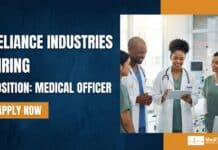Medical Officer Job at Reliance Industries Limited | MBBS Job Opportunity – Apply Now Medical Officer Job at Reliance Industries for MBBS Doctors | Apply