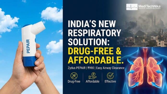 Zydus Introduces Drug-Free Device to Support Respiratory Issues in India