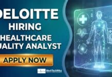Healthcare Analyst Job at Deloitte – Advance Your Medical Career in United States Healthcare Quality Analyst Job at Deloitte in United States | Apply Now