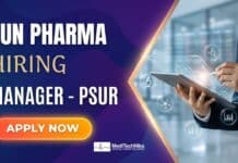 Exciting Medical Job Opportunity – Manager PSUR at Sun Pharma in Gurgaon | Apply Now Medical Job - Manager PSUR at Sun Pharma in Gurgaon | Apply