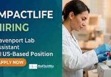 Start Your Lab Assistant Job in Davenport, USA – Medical Assistant Job Opportunity at ImpactLife Lab Assistant Job at ImpactLife in USA