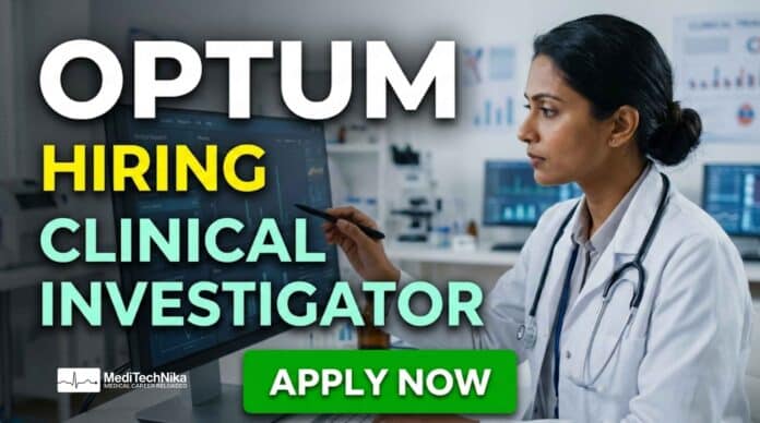 Apply for Clinical Investigator Job at Optum Noida. Explore Optum careers and clinical jobs in claims investigation and healthcare compliance.