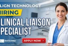 Clinical Liaison Specialist Job at Align Technology – BDS & DDS Candidates Apply Online Apply for a Clinical Job at Align Technology as Clinical Liaison Specialist. BDS jobs in Chennai with training and clinical event management responsibilities.