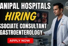 Gastroenterology Job Opportunity at Manipal Hospitals – Apply for a Associate Consultant Role in New Delhi Gastroenterology job opening at Manipal Hospitals for Associate Consultant in New Delhi. Explore Manipal Hospitals careers and apply for this doctor job today.