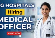 Freshers Medical Officer Job at RG Hospitals – RMO Opportunity in Delhi for MBBS Professionals Medical officer job at RG Hospitals for MBBS graduates in New Delhi. Apply for RMO position with 0–7 years experience. Explore MBBS jobs in Delhi today.