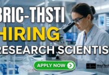 MBBS Job Opportunity at BRIC-THSTI: Apply for a Research Scientist Role Explore MBBS job openings at THSTI for Research Scientist roles. Apply for THSTI careers in clinical research today.