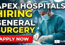 General Surgeon Job Opportunity for MS/DNB Candidates at Apex Hospitals – Advance Your Surgical Career Today! Explore a general surgeon job at Apex Hospitals. Apply now for DNB job opportunities in a NABH-accredited hospital with advanced surgical facilities.