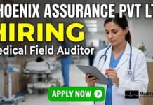 Medical Auditor Job Alert for MBBS Professionals: Join Phoenix Assurance Pvt Ltd Today! Explore a medical auditor job with Phoenix Assurance Pvt Ltd. MBBS doctors can apply for high-paying medical jobs in Gujarat with travel allowance and benefits.