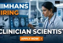 Clinician Job Opportunity with ₹1,50,000/- salary pm at NIMHANS for MD Professionals – Apply for a High-Paying Scientist Role in Mental Health Research Apply for a clinician job at NIMHANS as a Clinician Scientist (Medical). High-paying MD job with research exposure. Explore top NIMHANS jobs now.